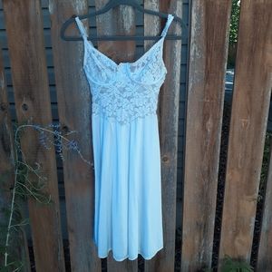 ❤ Vintage Marks & Spencer Slip Nightgown White S